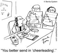 funny business cartoon office chart graph desk coworker 1478